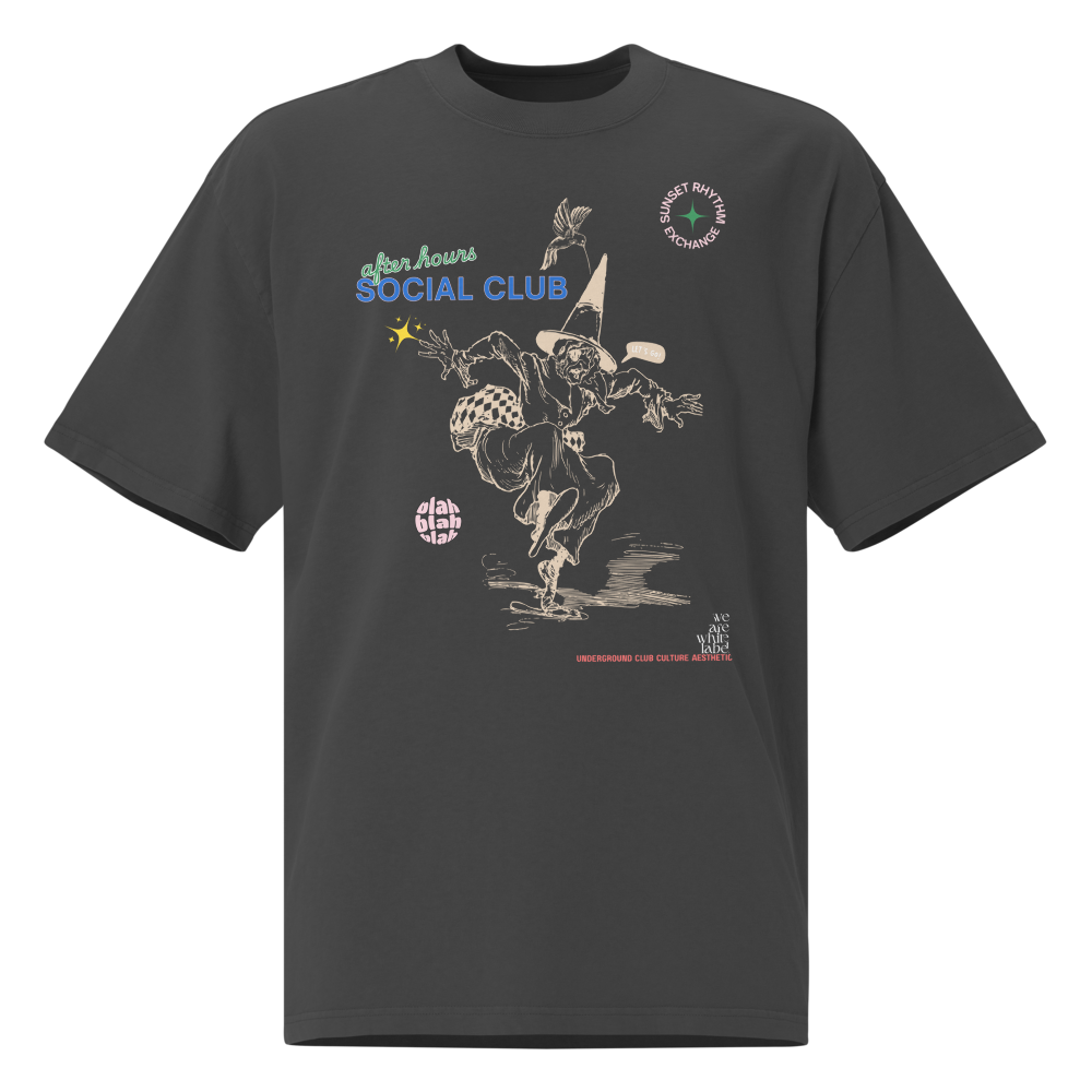 Blah blah blah dance - Unisex Oversized faded t-shirt