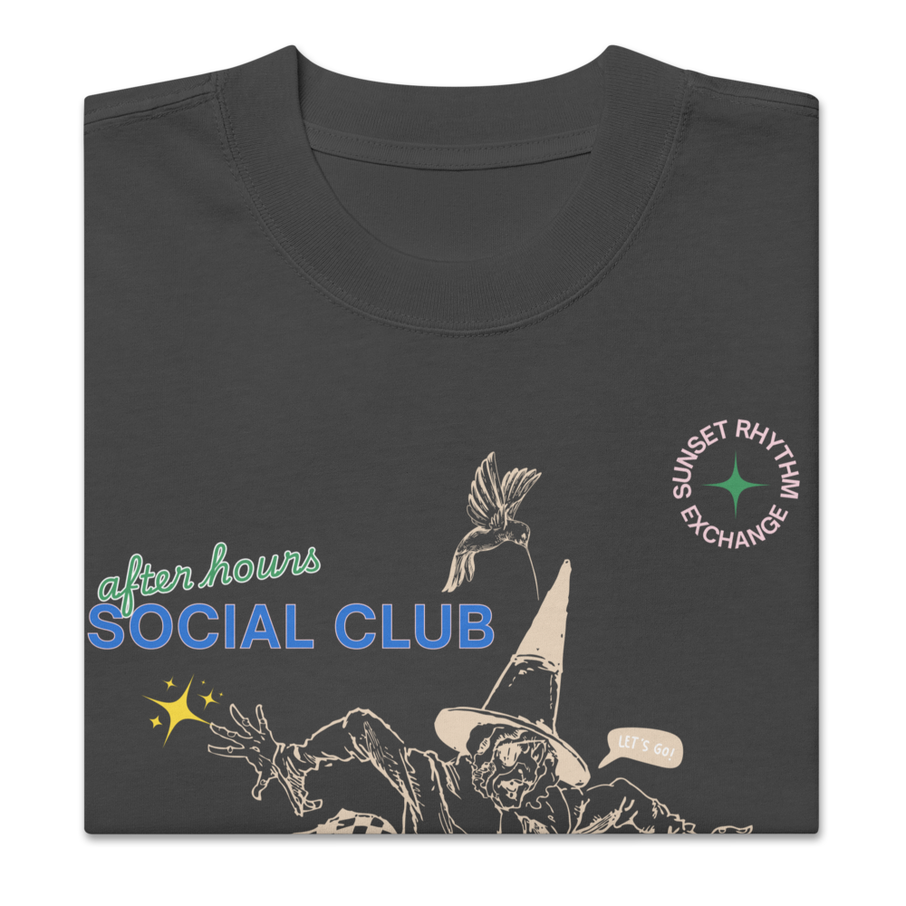 Blah blah blah dance - Unisex Oversized faded t-shirt