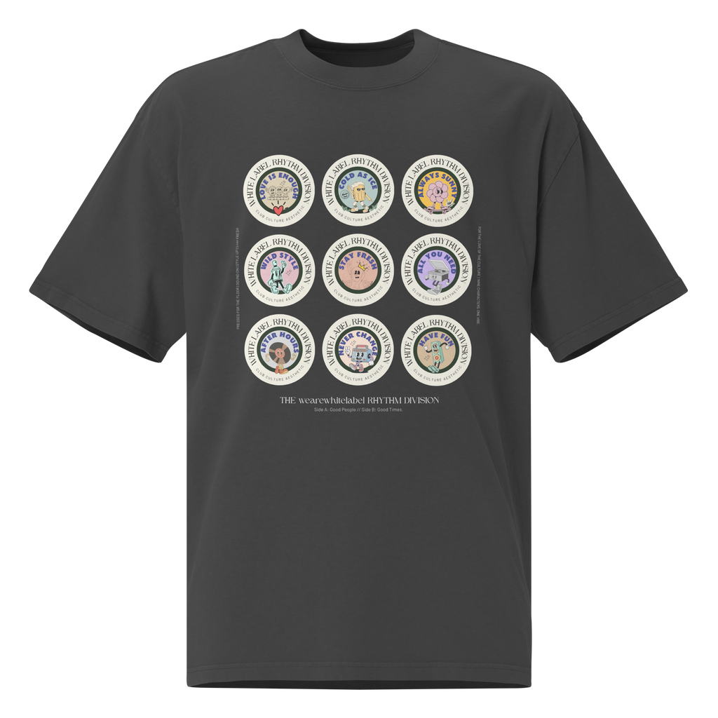 Rhythm Division - Oversized faded t-shirt
