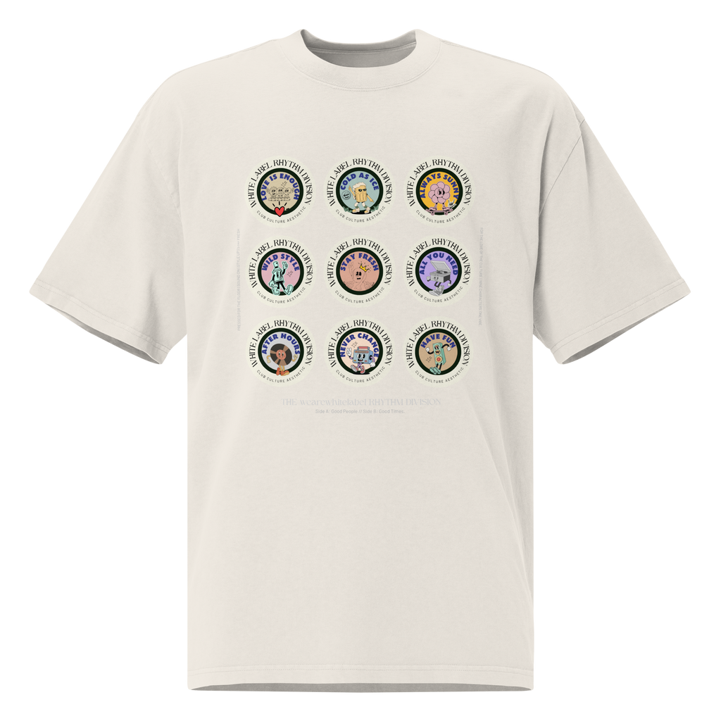 Rhythm Division - Oversized faded t-shirt