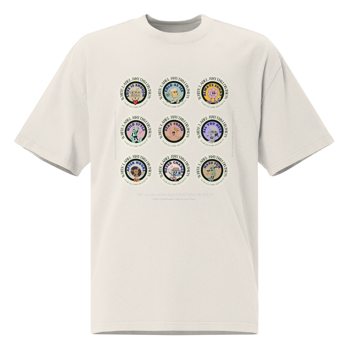 Rhythm Division - Oversized faded t-shirt