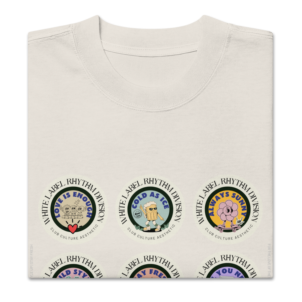 Rhythm Division - Oversized faded t-shirt