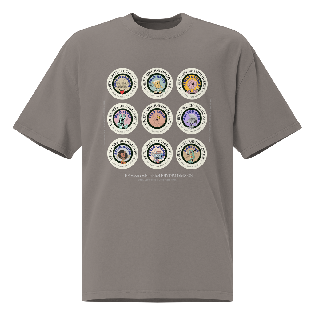 Rhythm Division - Oversized faded t-shirt