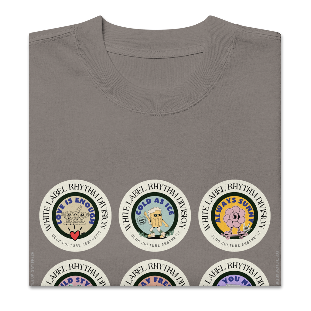 Rhythm Division - Oversized faded t-shirt