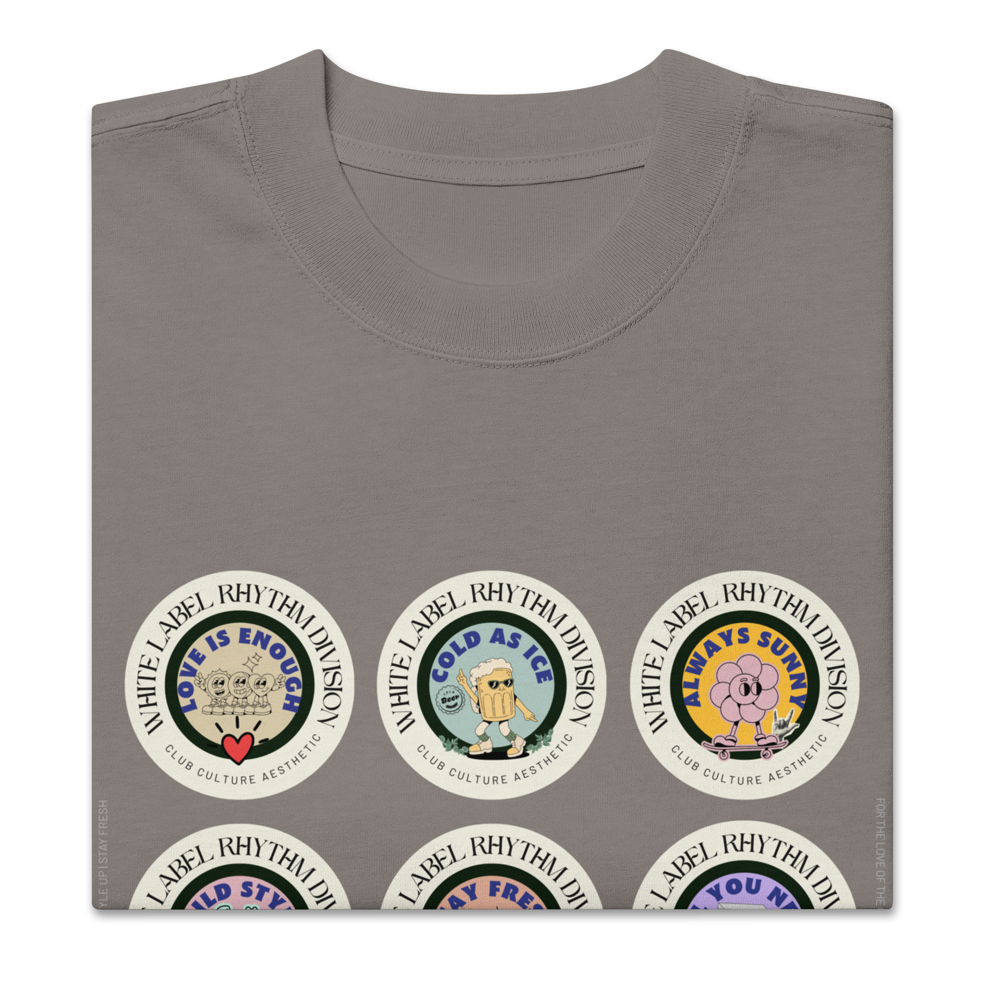 Rhythm Division - Oversized faded t-shirt
