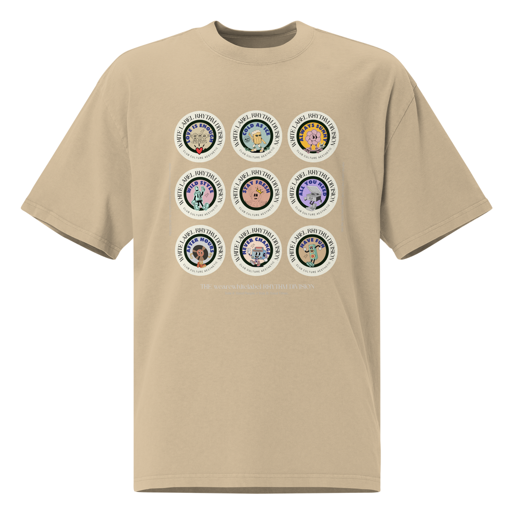 Rhythm Division - Oversized faded t-shirt