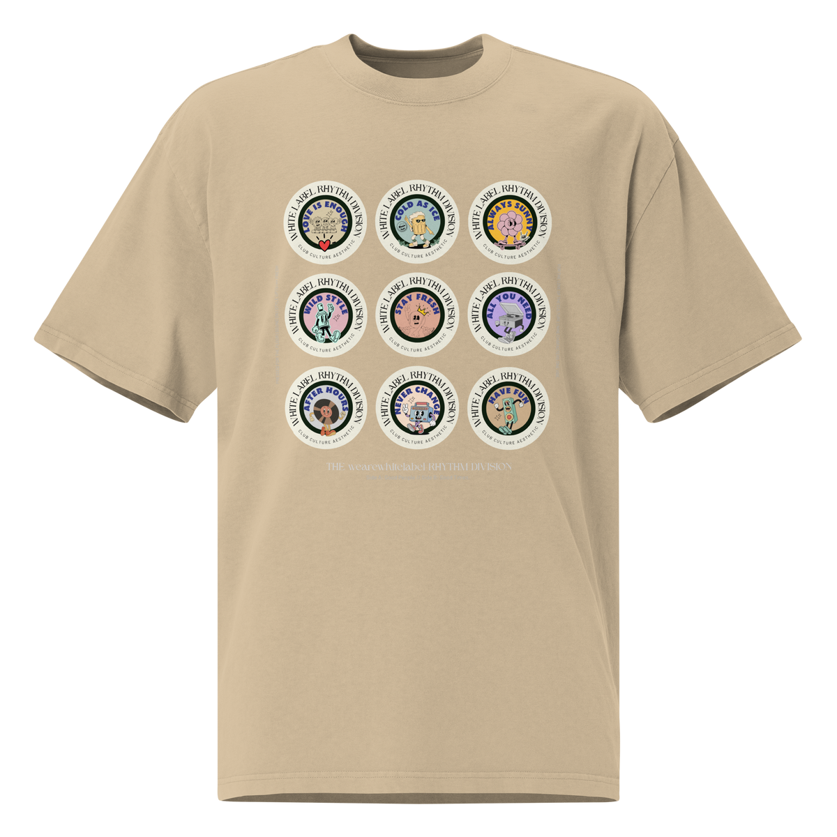 Rhythm Division - Oversized faded t-shirt