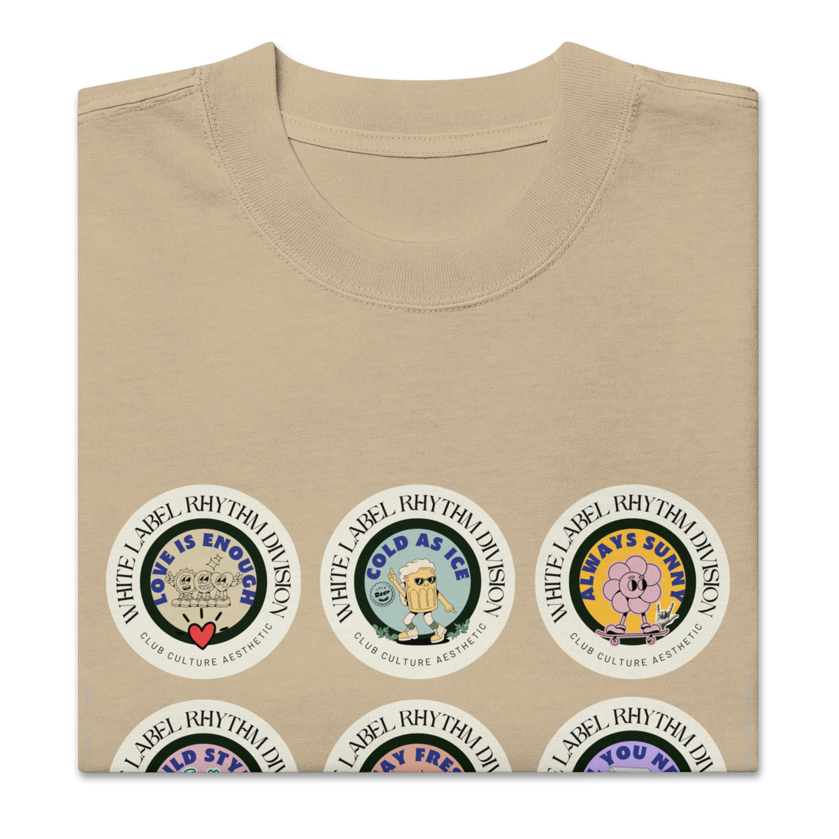 Rhythm Division - Oversized faded t-shirt