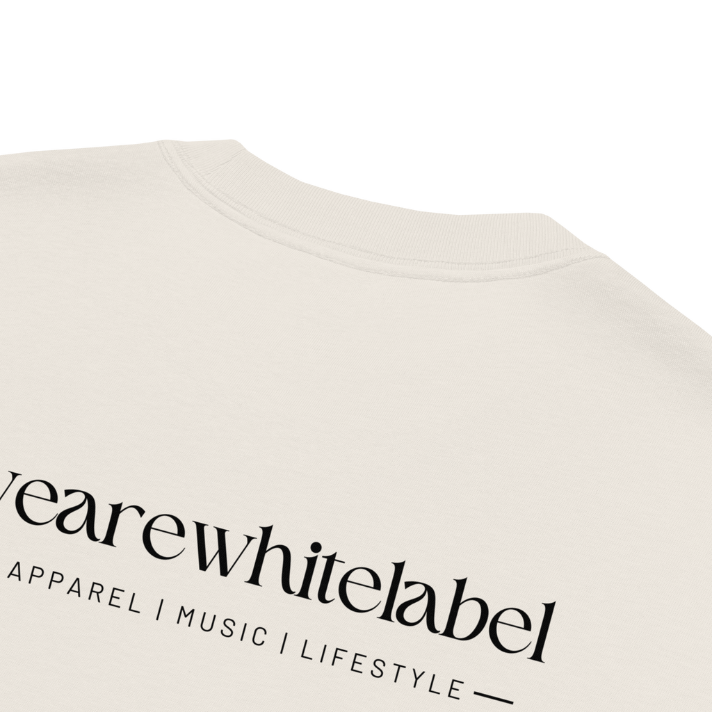 Neon label (wearewhitelabel logo print on back) Oversized faded T-shirt
