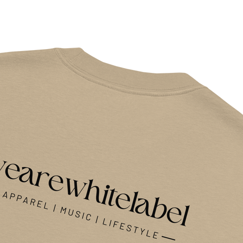 Neon label (wearewhitelabel logo print on back) Oversized faded T-shirt